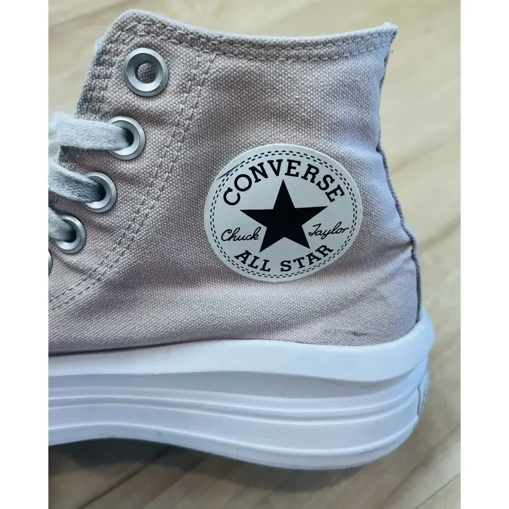Men’s Size 6.5 - Converse Chuck Taylor All Star Move High Stone Shoe Pink - Picture 9 of 12